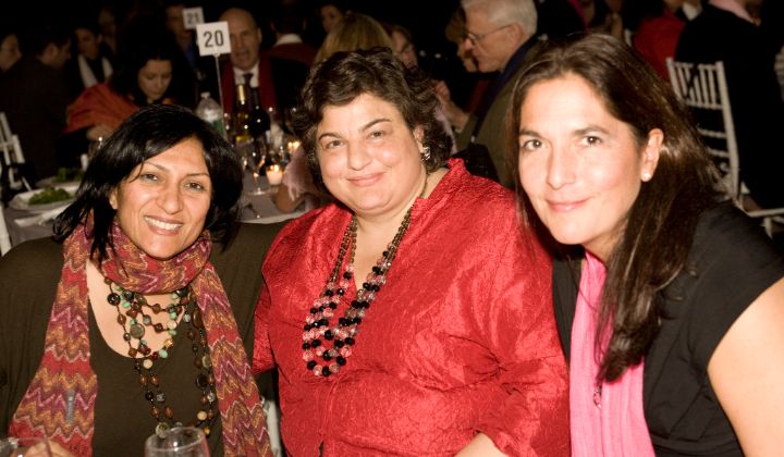 Andrea Soros having fun with her friends